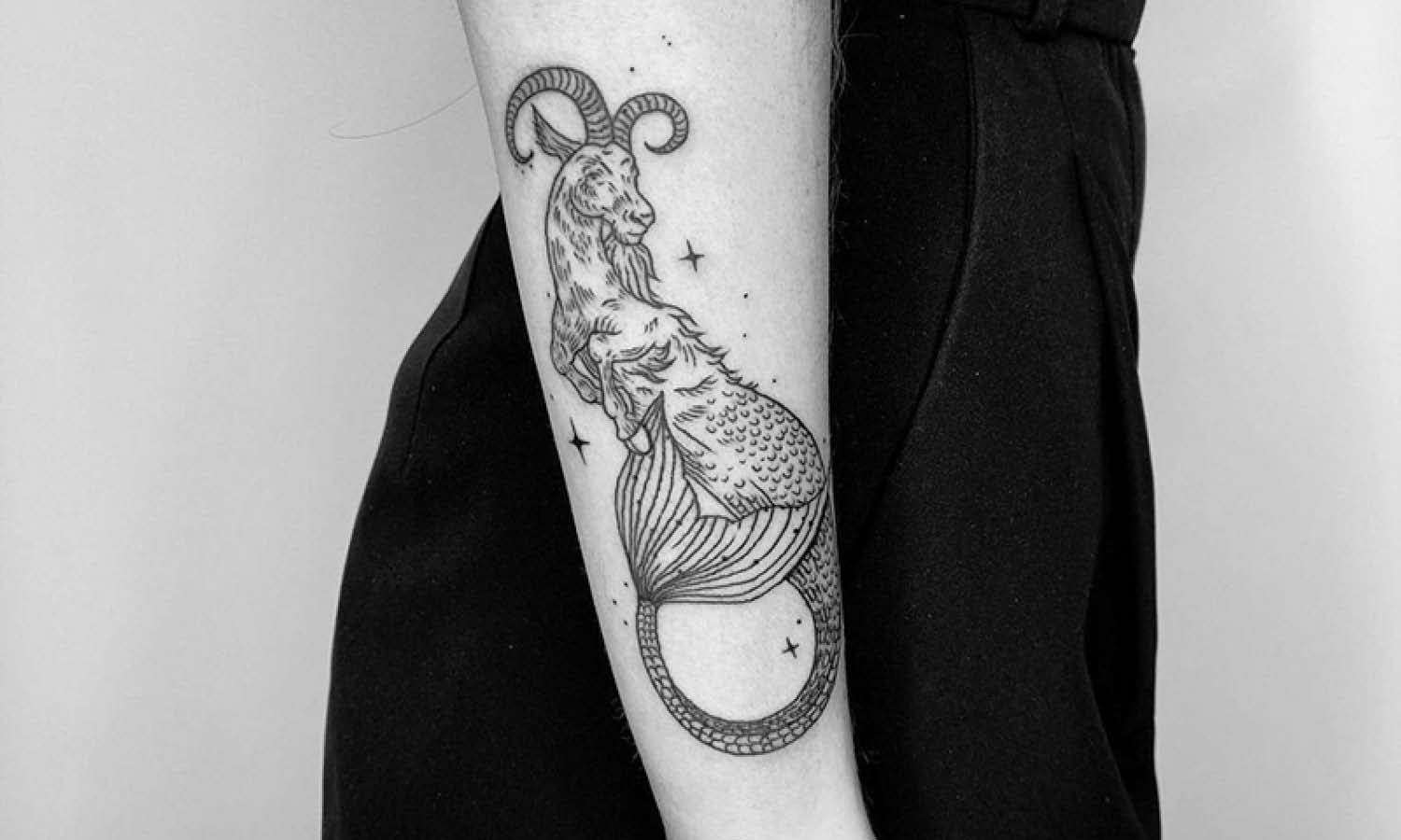 Capricorn tattoos for men 0052