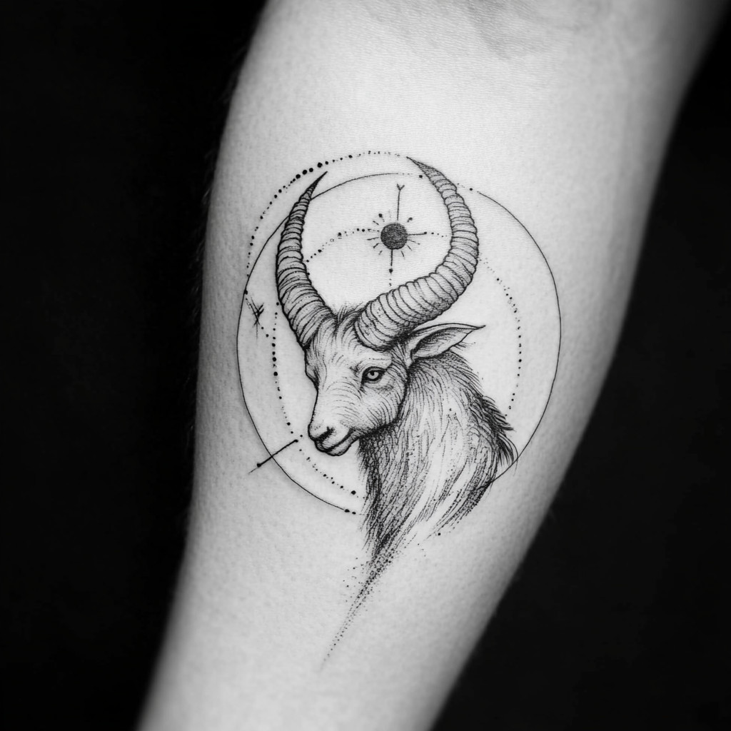 Capricorn tattoos for men 0053