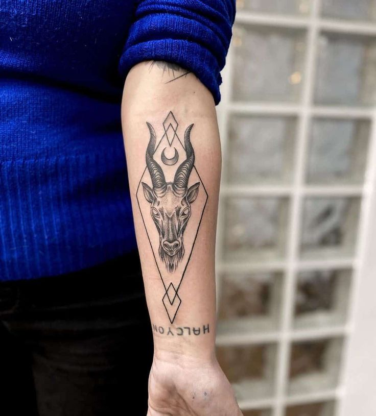 Capricorn tattoos for men 0056