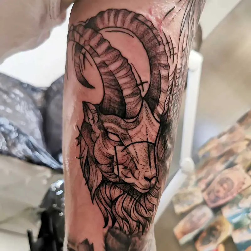 Capricorn tattoos for men 0077