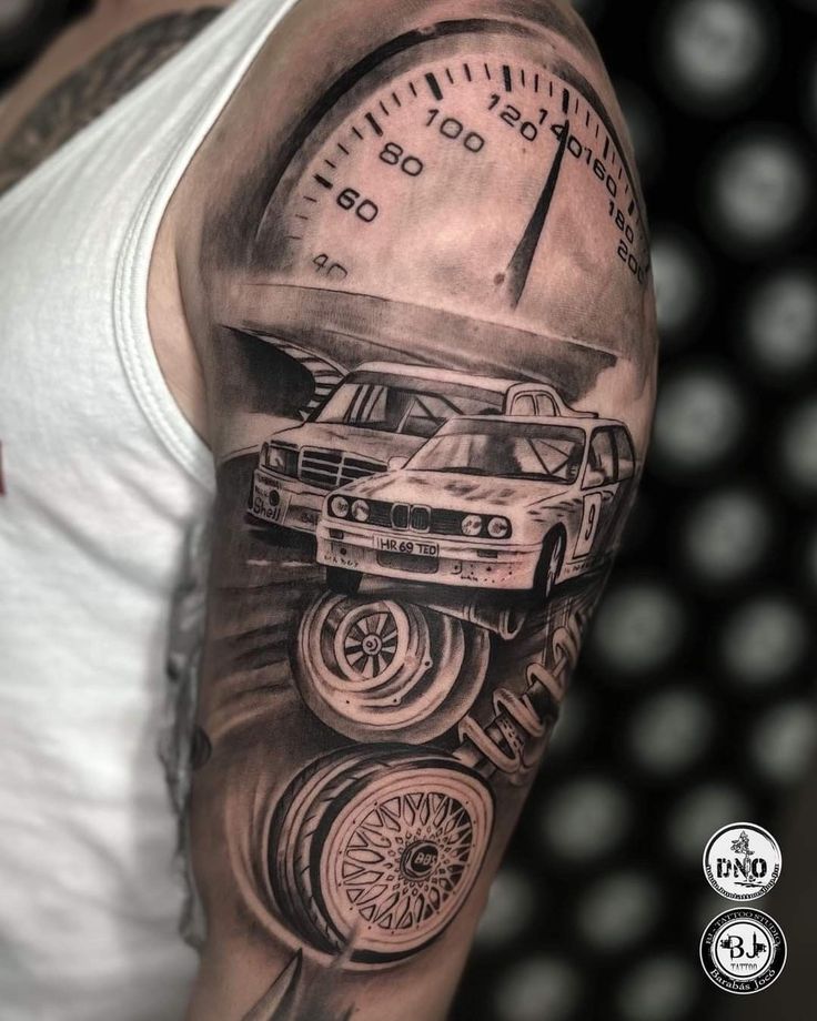 car tattoos for men ideas