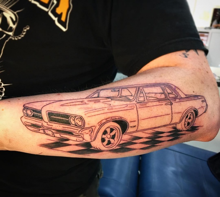 car tattoos for men 0017