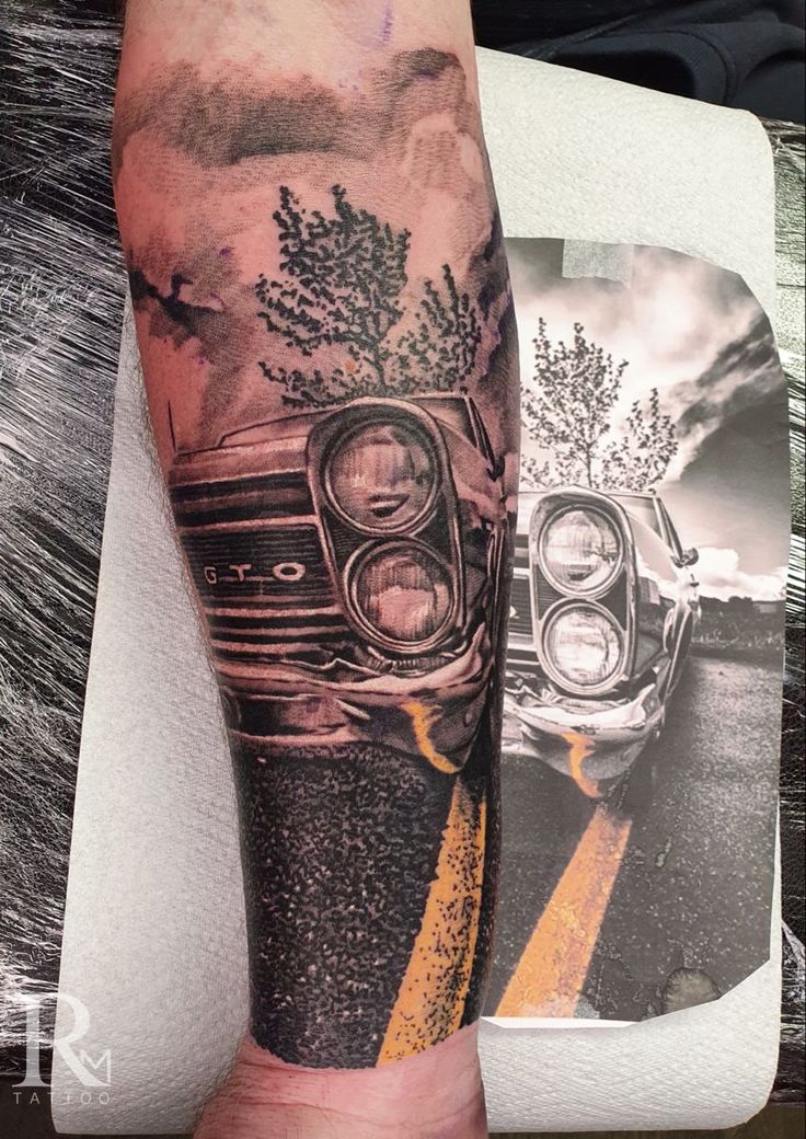 car tattoos for men 0086