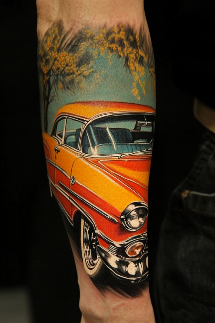 car tattoos for men 0092