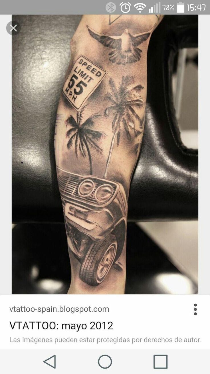 car tattoos for men 0099