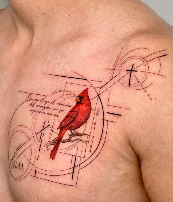 cardinal tattoos for men 0012