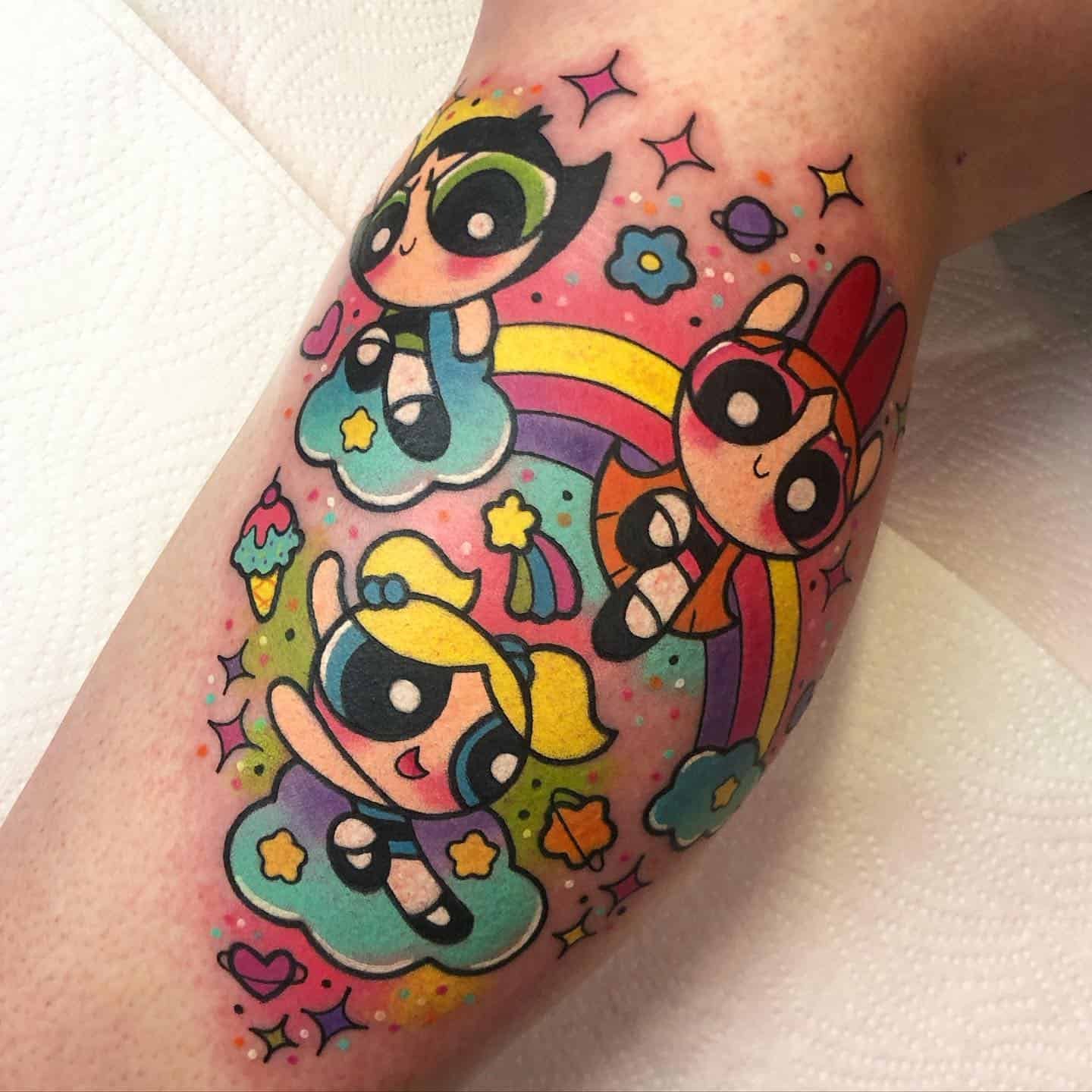 cartoon tattoos for men 0034