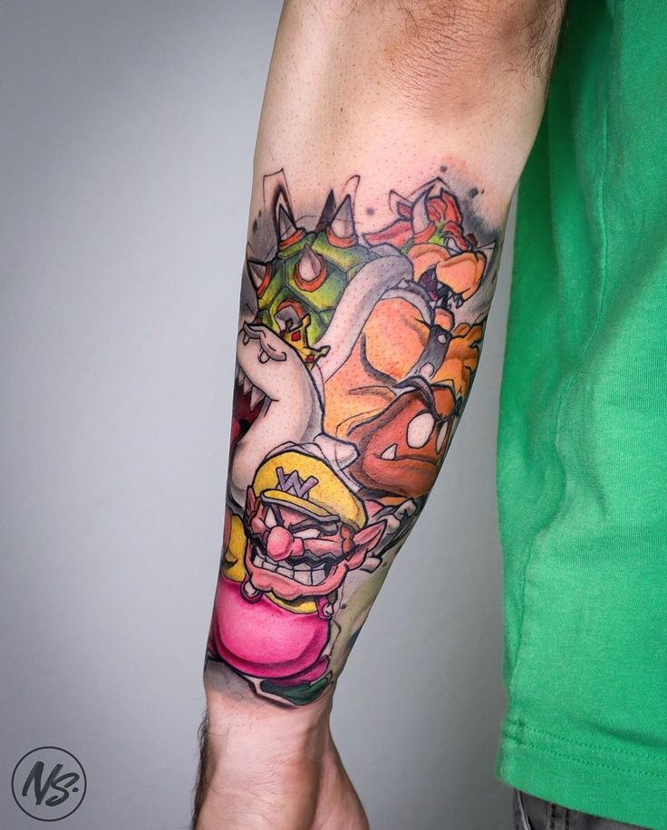 cartoon tattoos for men 0050