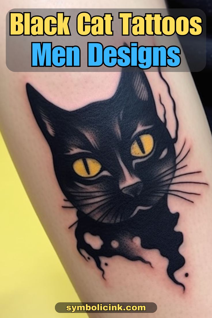 cat tattoos for men 0023