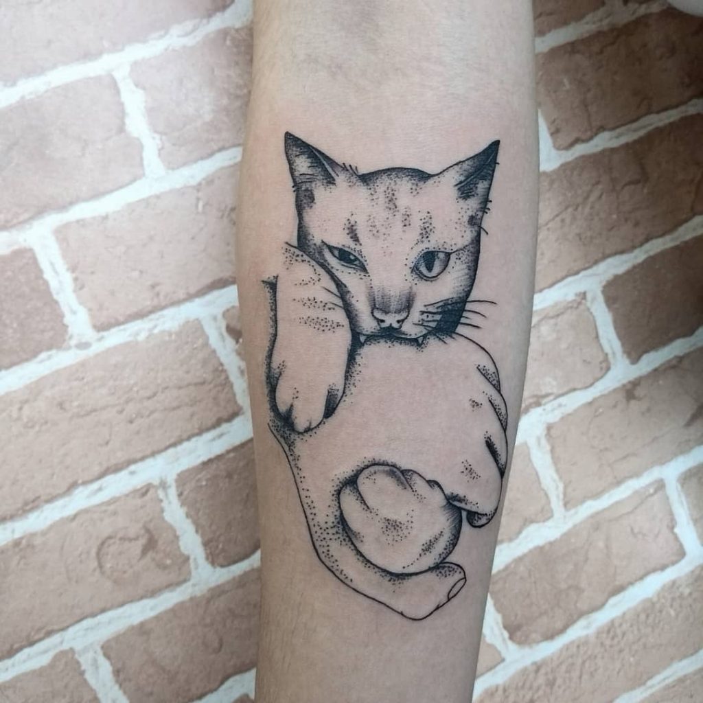 cat tattoos for men 0048