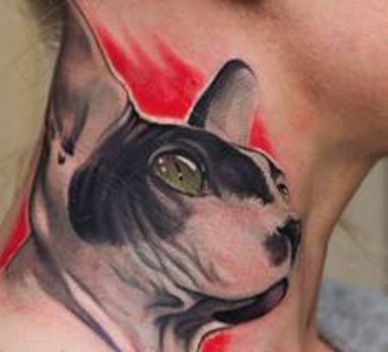 cat tattoos for men 0084