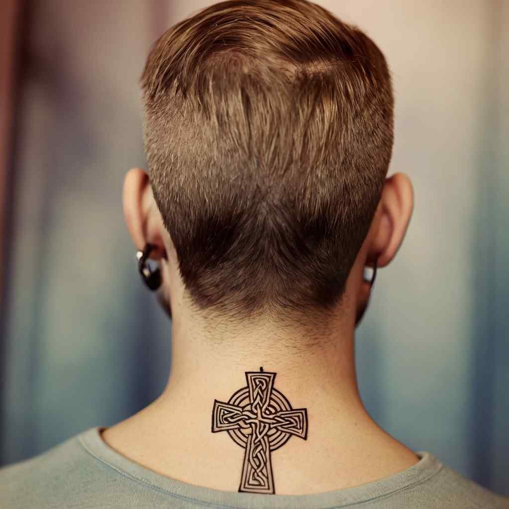 celtic Cross tattoos for men 0013