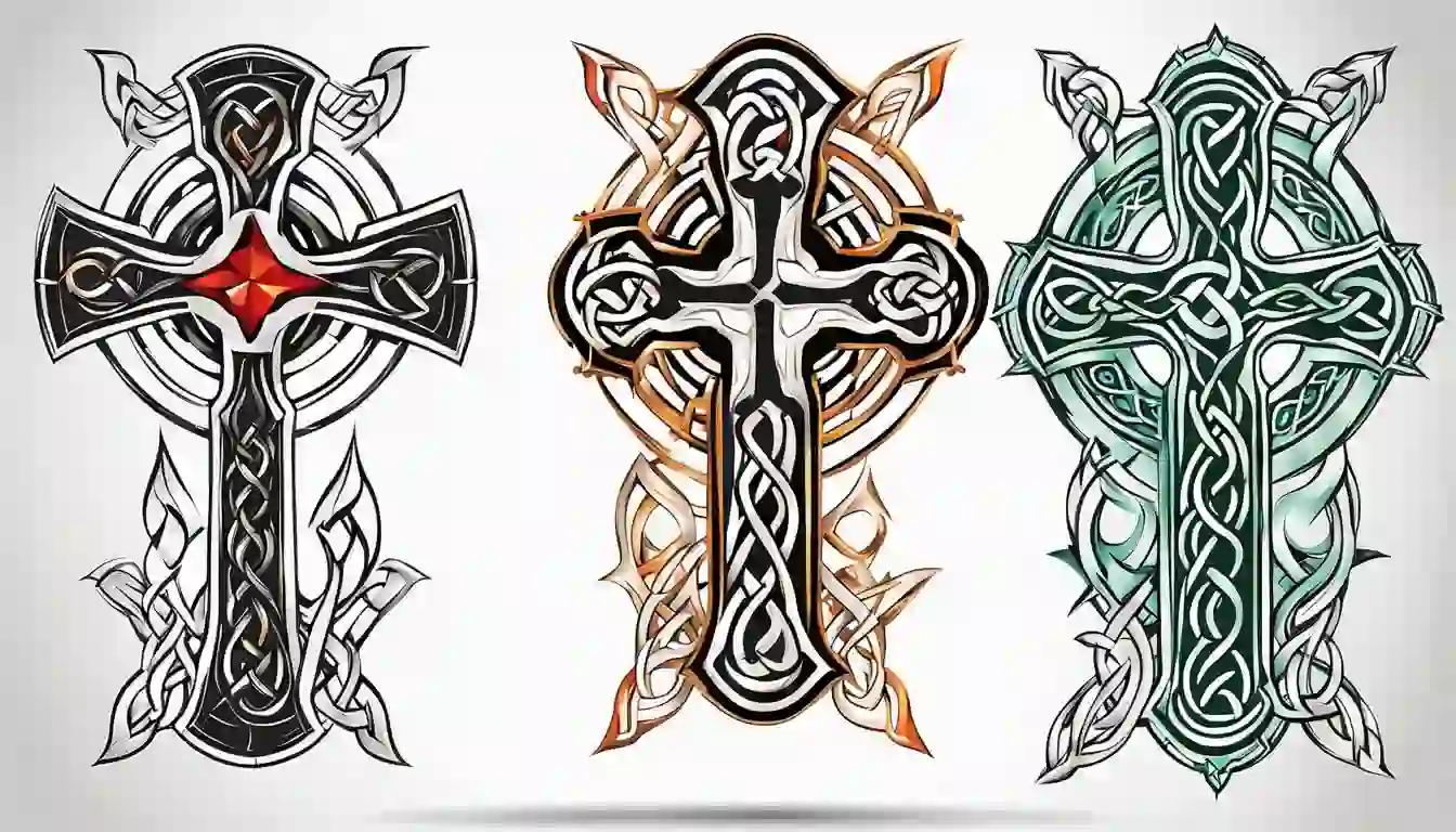 celtic Cross tattoos for men 0016