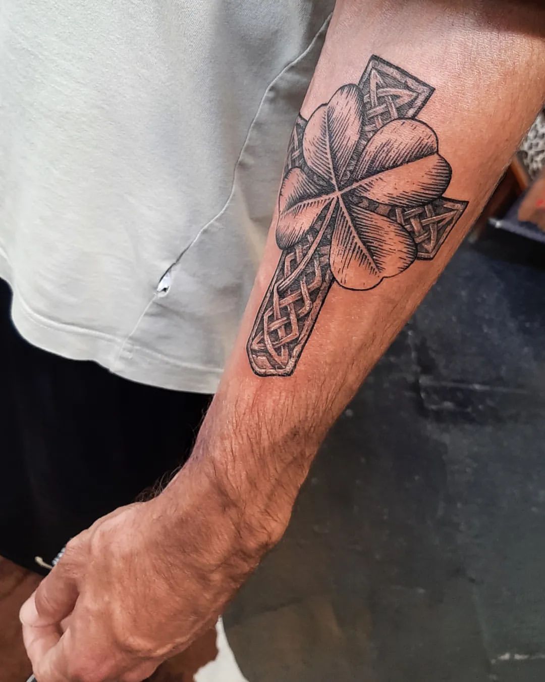 celtic Cross tattoos for men 0018