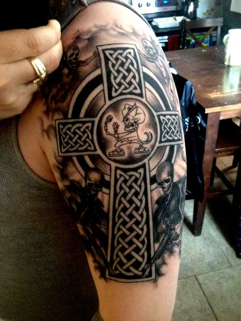 celtic Cross tattoos for men 0023