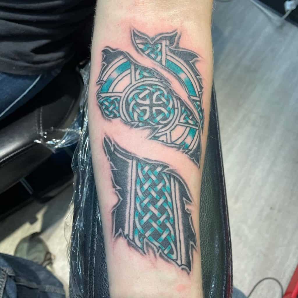 celtic Cross tattoos for men 0025