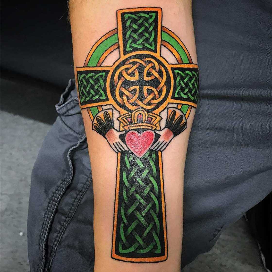 celtic Cross tattoos for men 0026