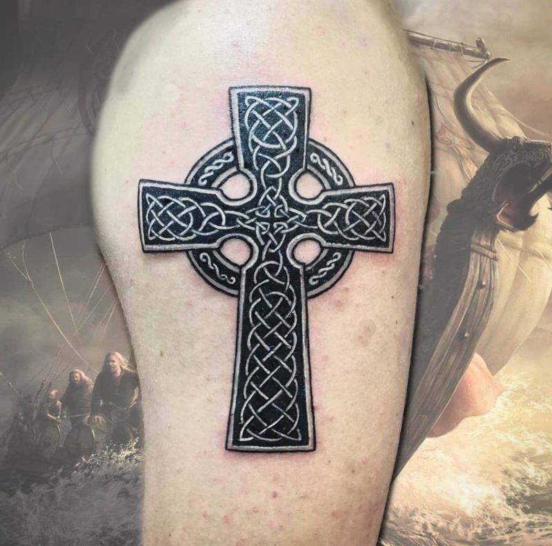 celtic Cross tattoos for men 0032