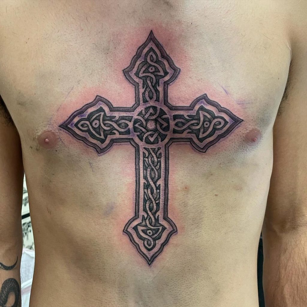 celtic Cross tattoos for men 0040