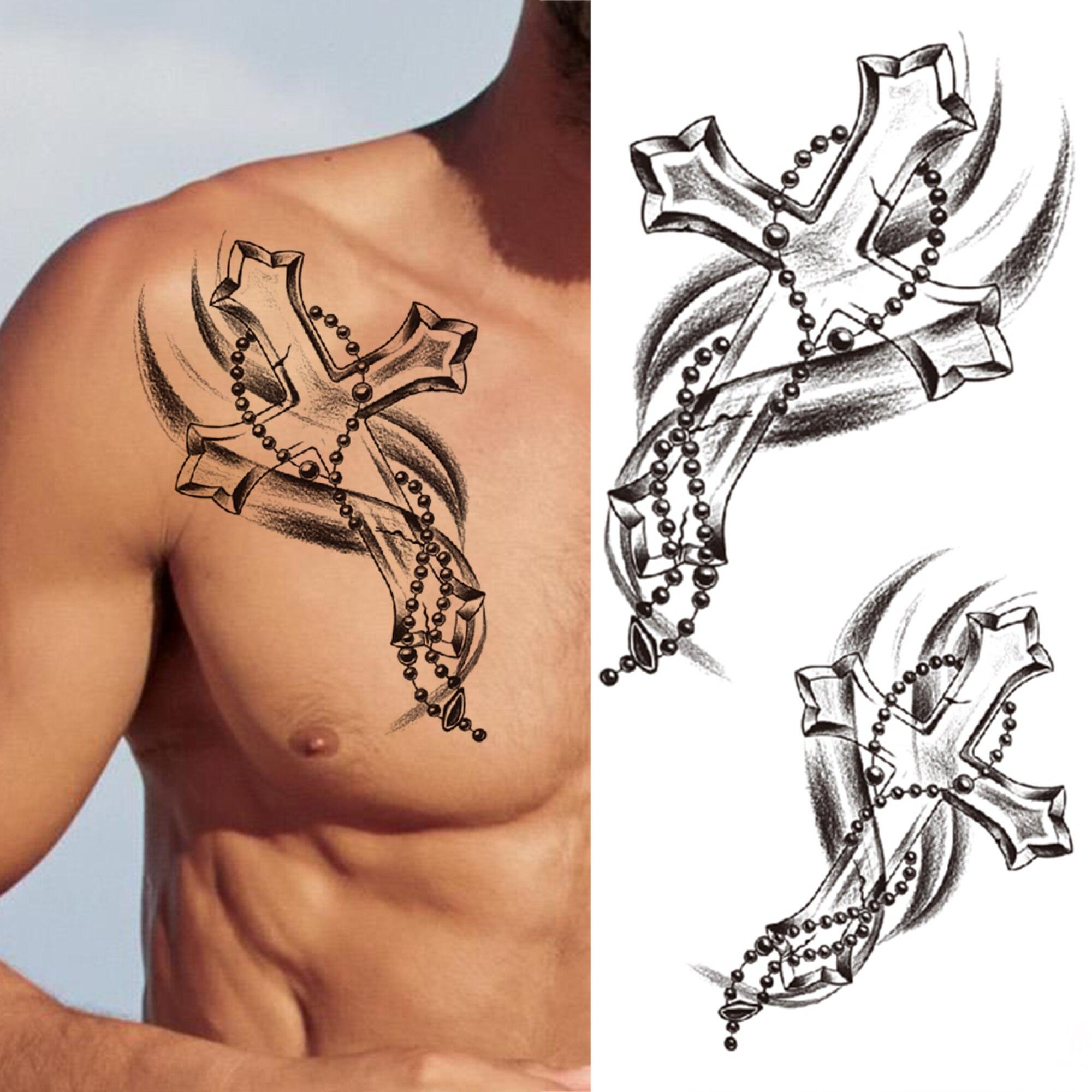 chain sleeve tattoos for men