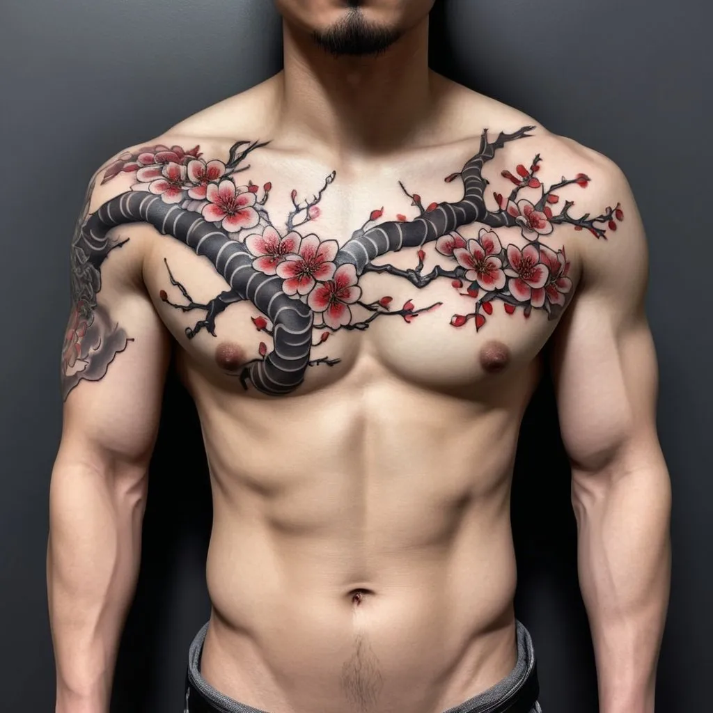 cherry blossom tattoos for men 0021