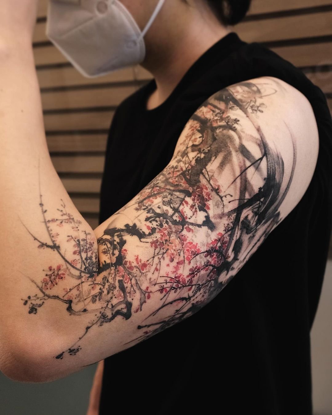 cherry blossom tattoos for men 0029