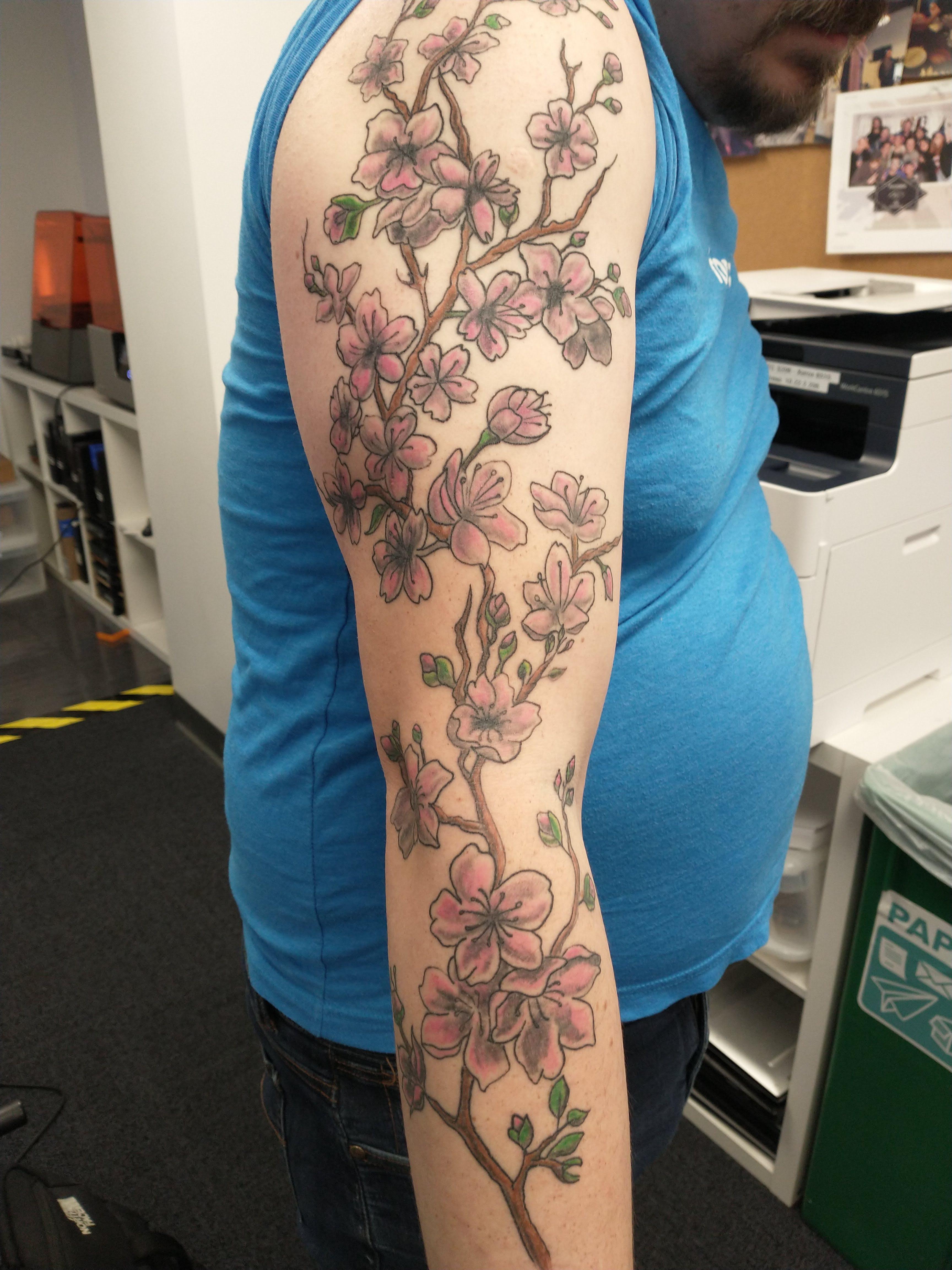 cherry blossom tattoos for men 0040