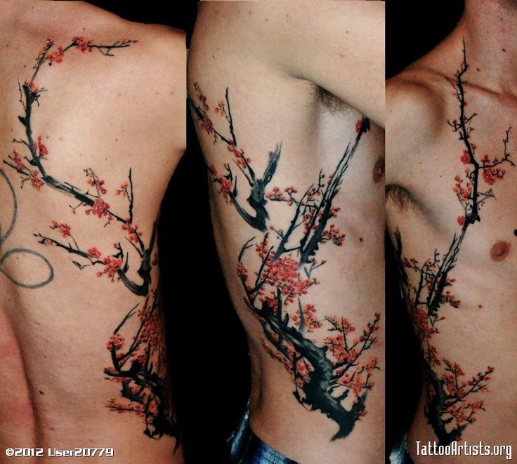 cherry blossom tattoos for men 0091