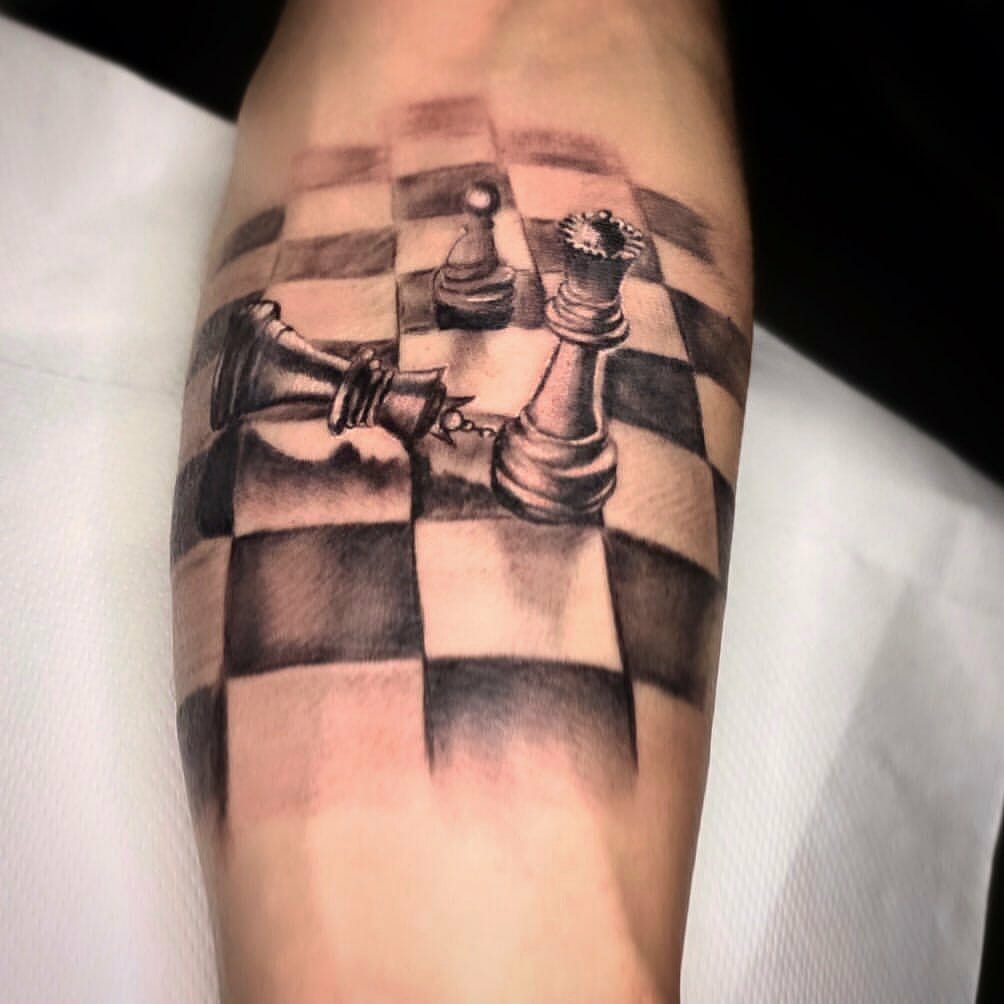 chess tattoos for men 0013