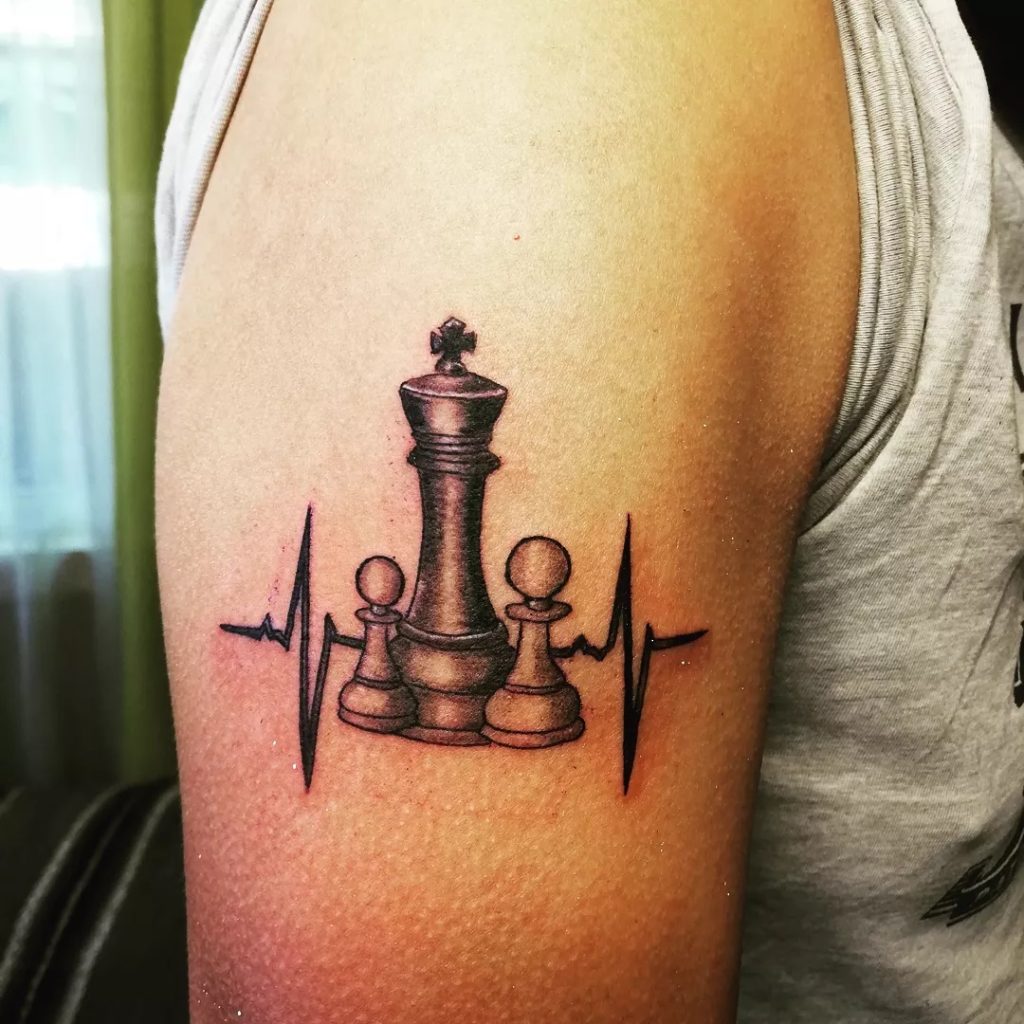 chess tattoos for men 0061