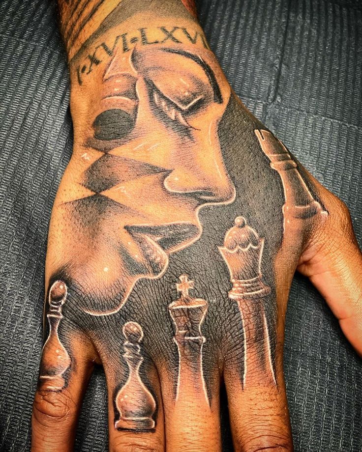 chess tattoos for men 0077