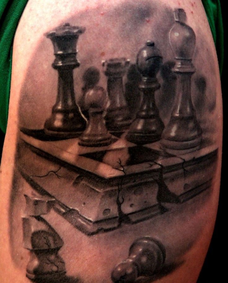 chess tattoos for men 0099