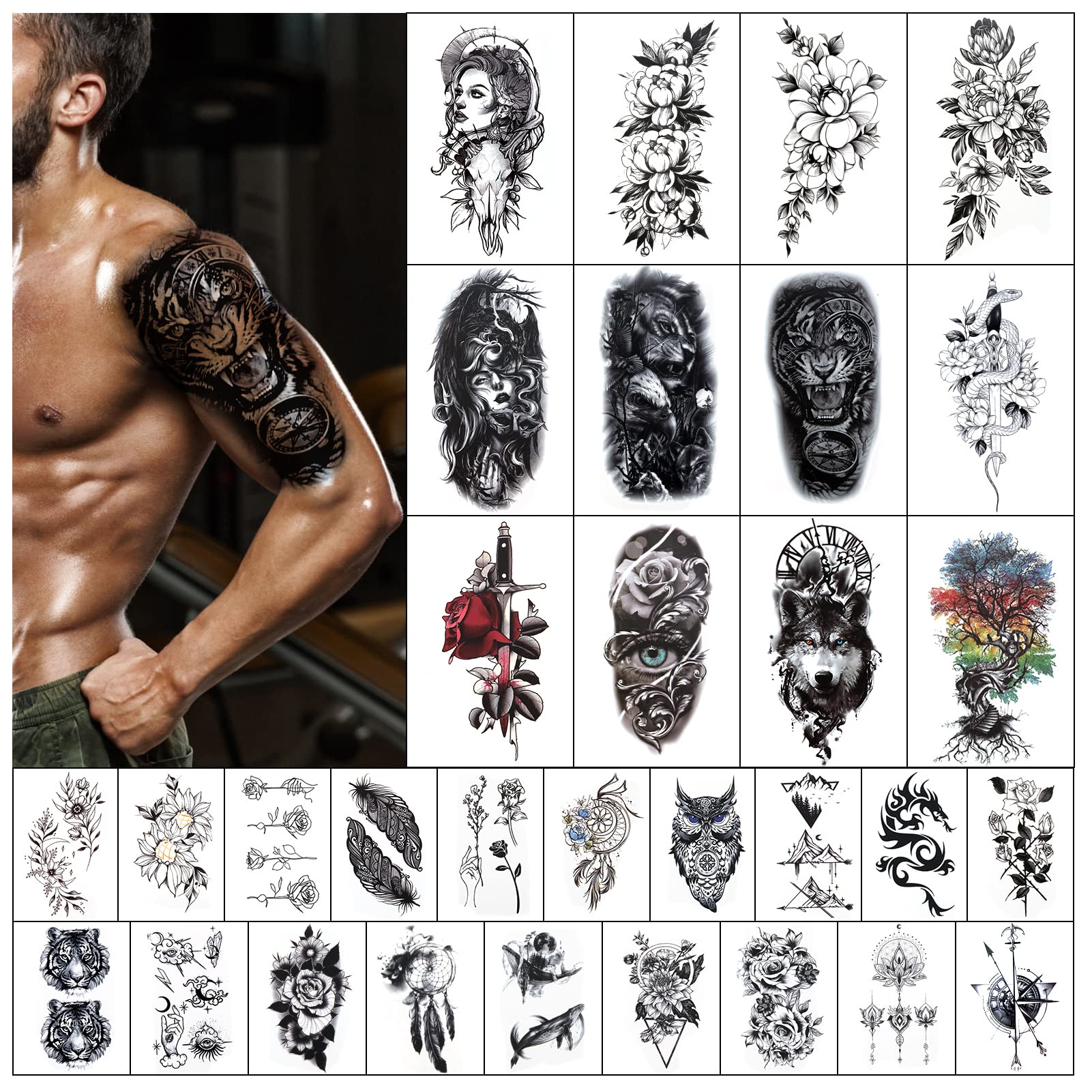 chest and shoulder tattoo for men 0025