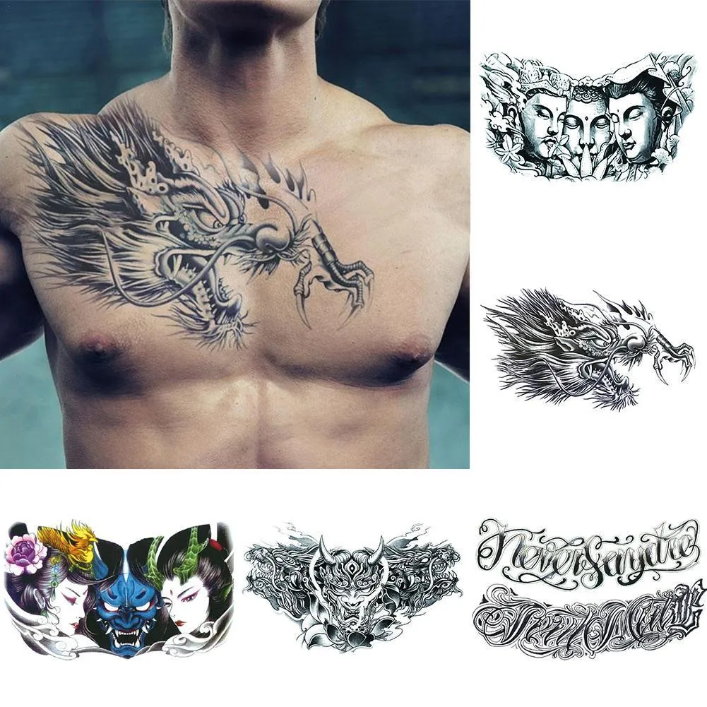 chest and shoulder tattoo for men 0026