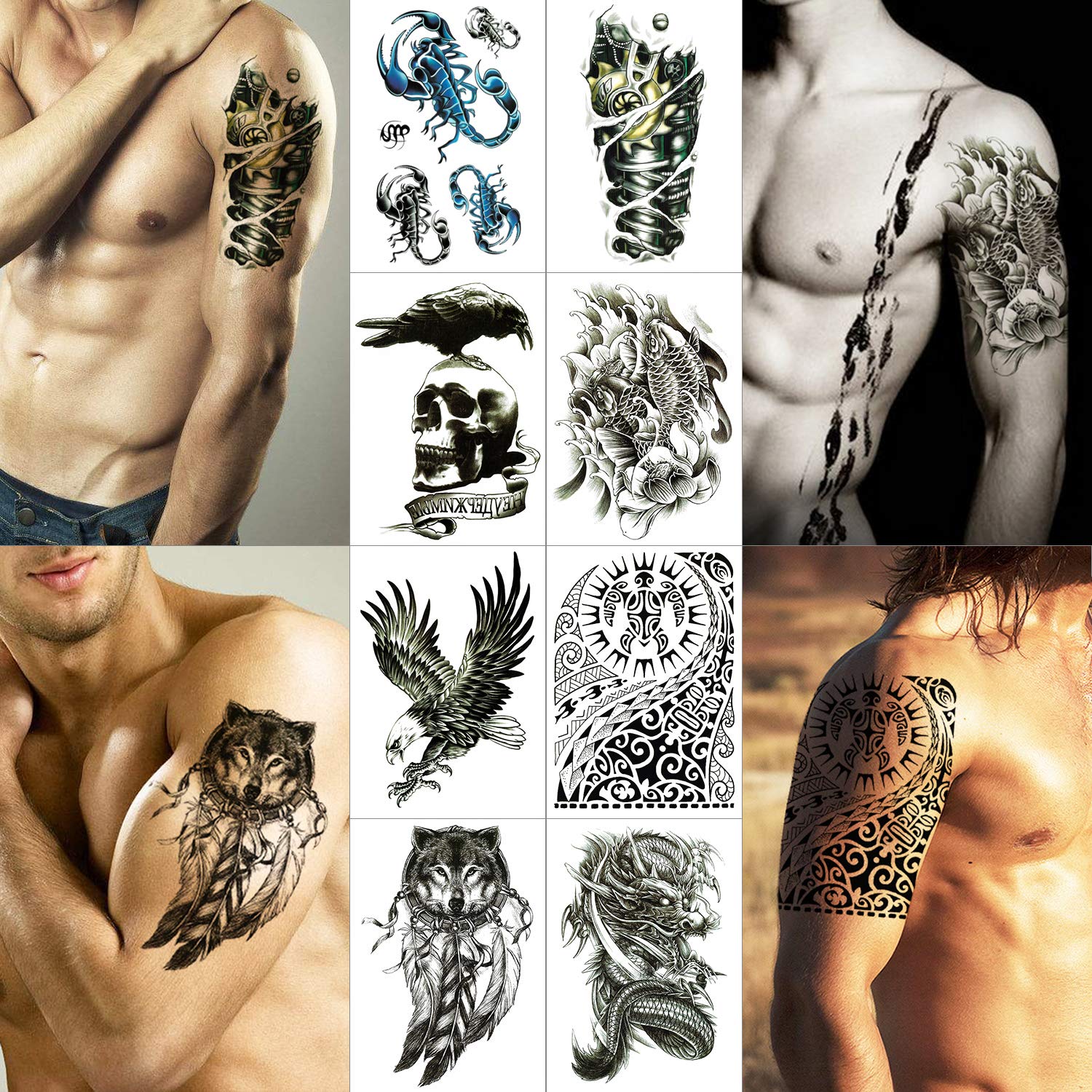 chest and shoulder tattoo for men 0031