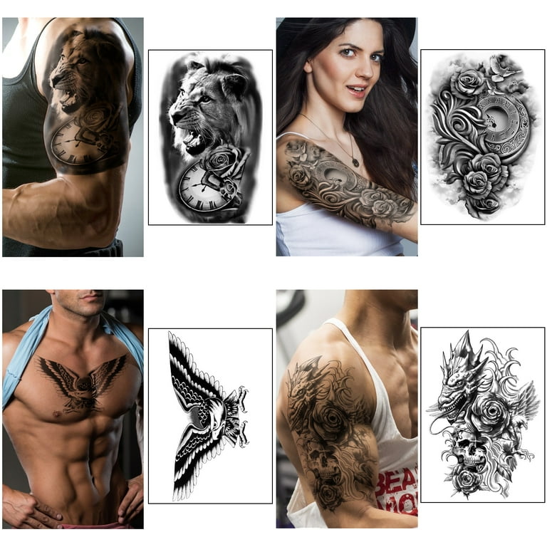 chest and shoulder tattoo for men 0036