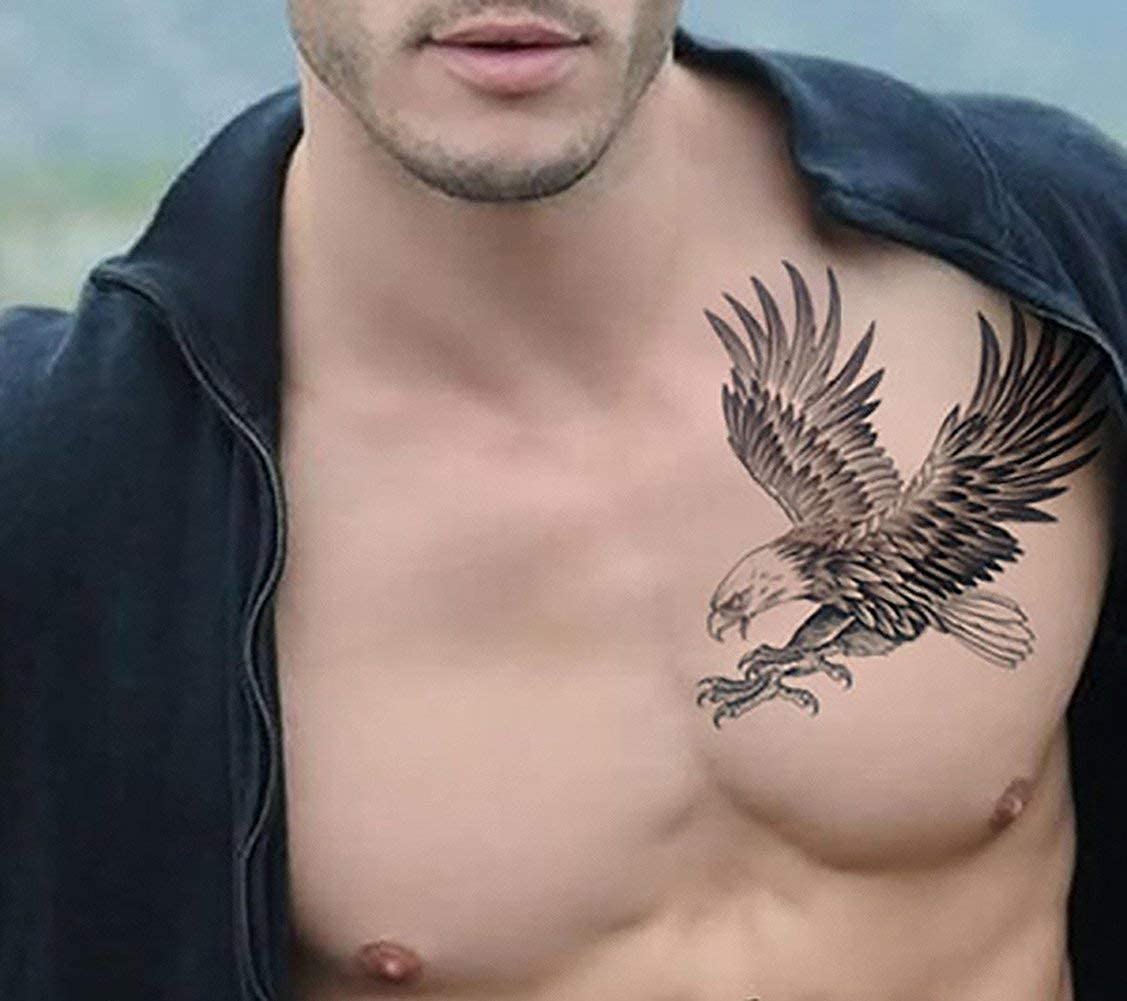 chest and shoulder tattoo for men 0066