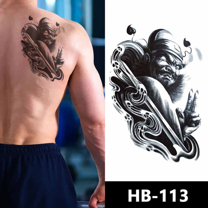 chest and shoulder tattoo for men 0087