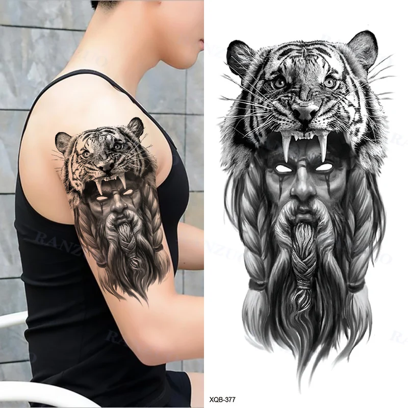 chest and shoulder tattoo for men 0093