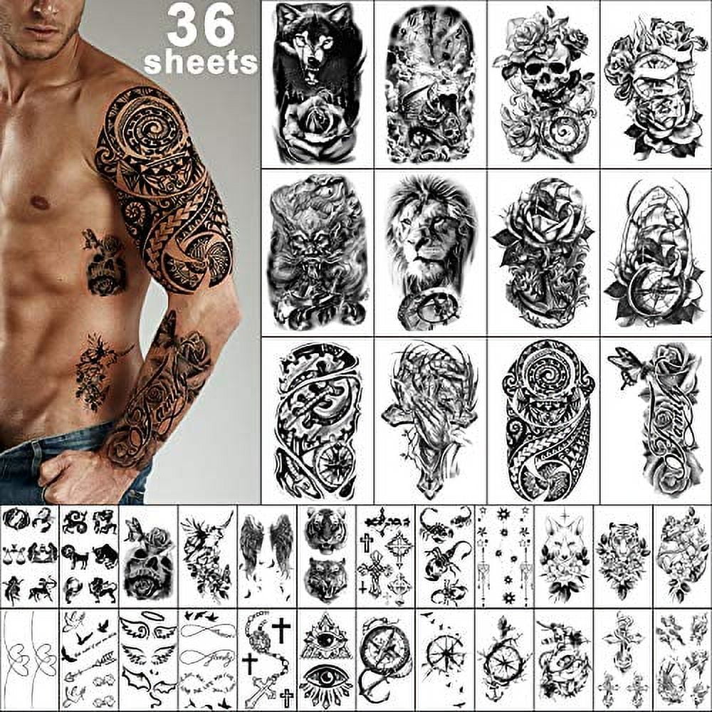 chest arm tattoos for men 0033