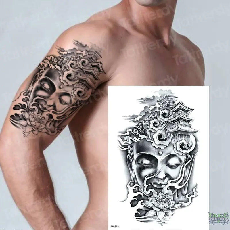 chest arm tattoos for men 0035