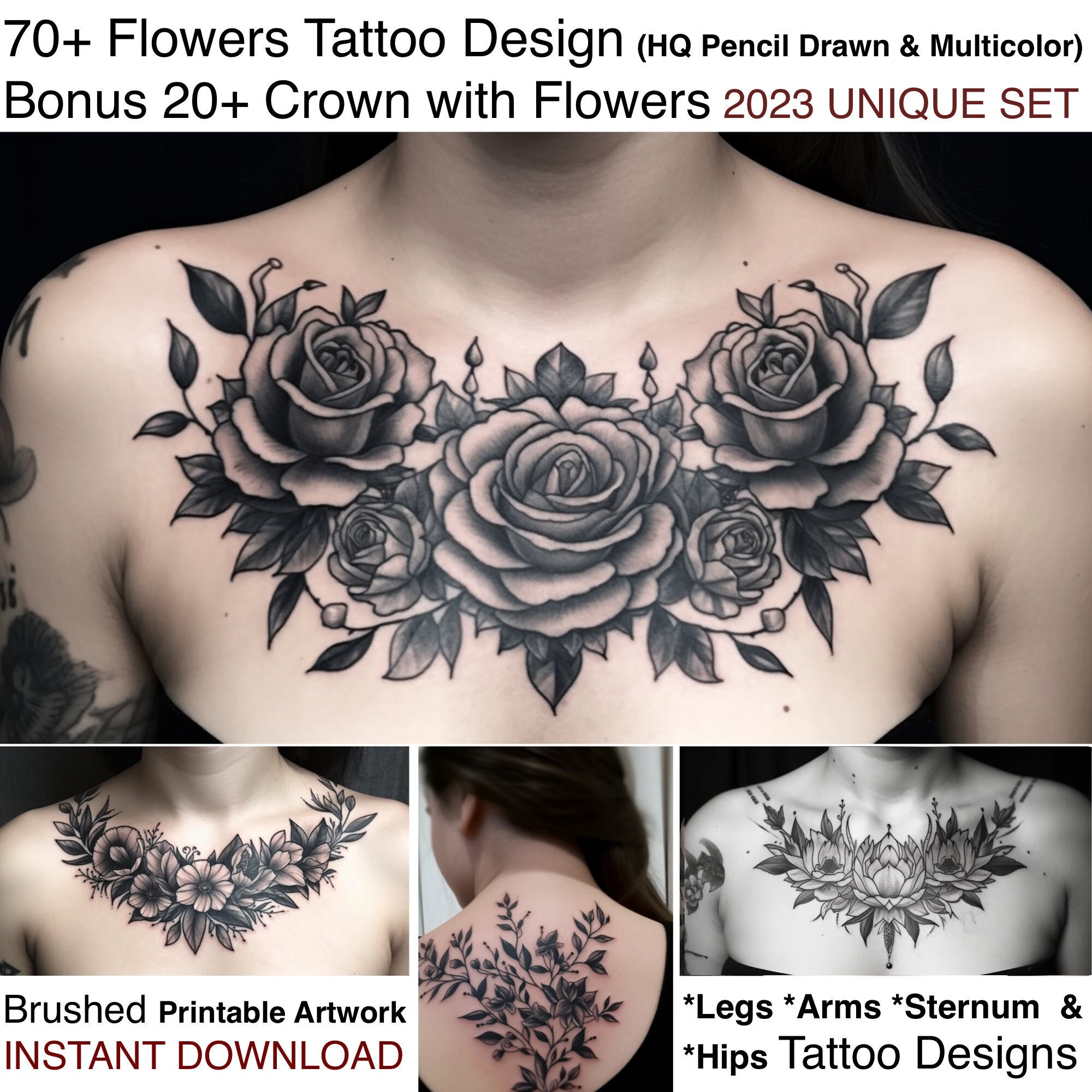 chest arm tattoos for men 0036