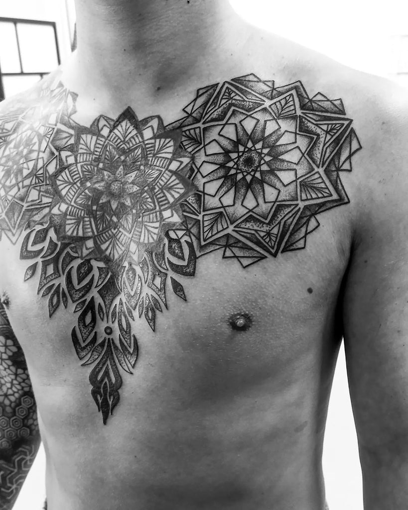 chest arm tattoos for men 0042