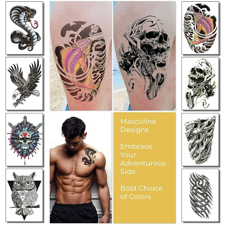 chest arm tattoos for men 0066