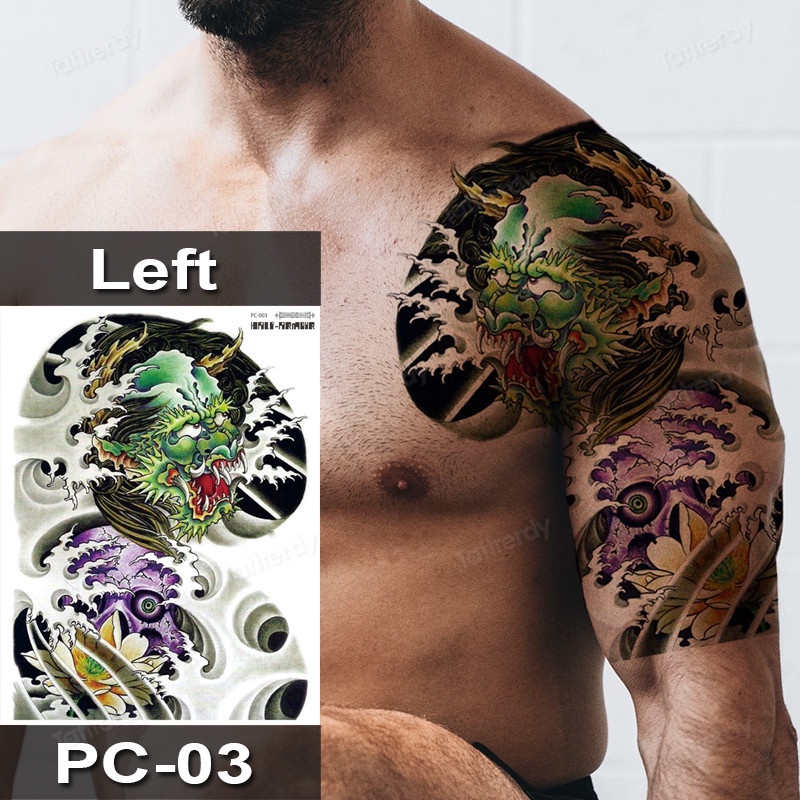 chest arm tattoos for men 0072