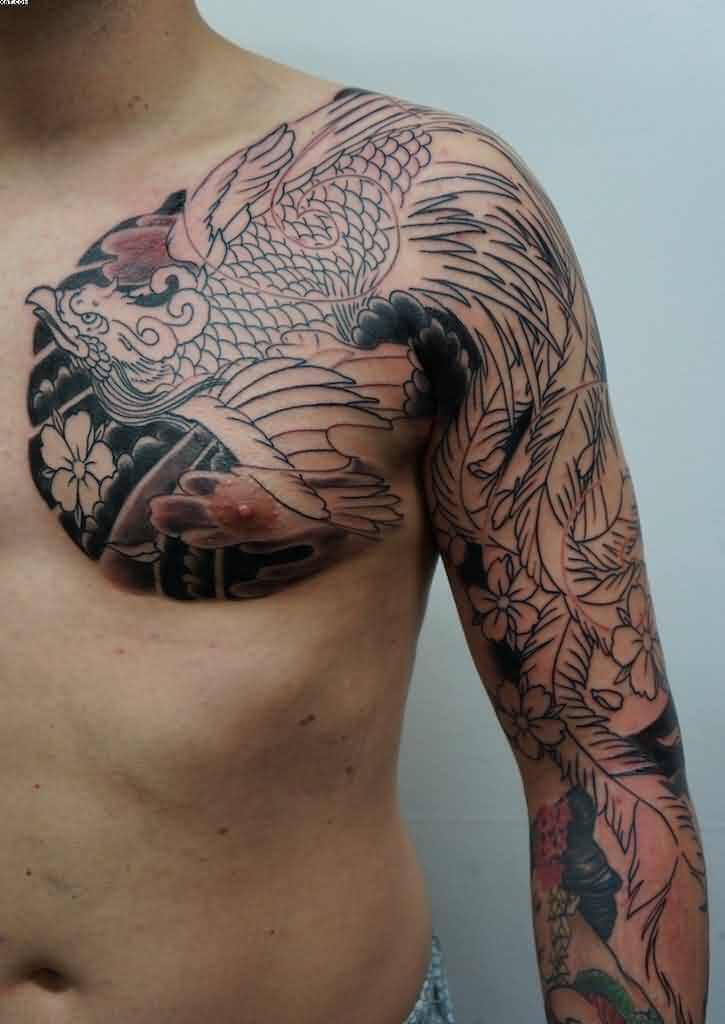 chest arm tattoos for men 0085