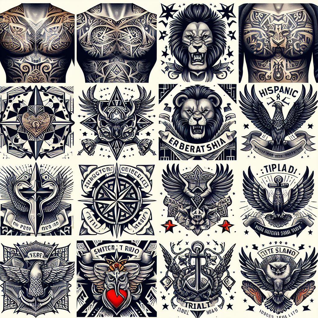 chest piece tattoo ideas for men 0012