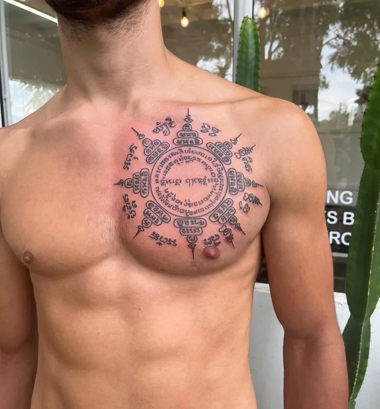 chest piece tattoo ideas for men 0042