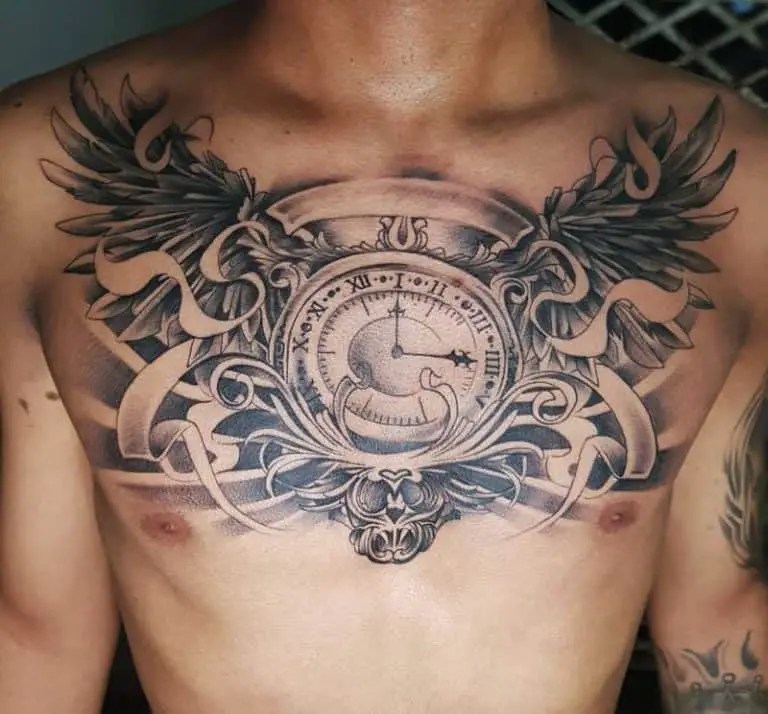 chest piece tattoo ideas for men 0045