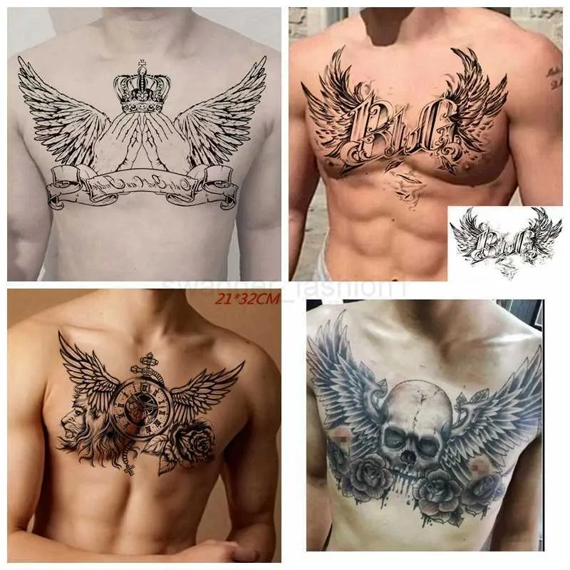 chest piece tattoo ideas for men 0046